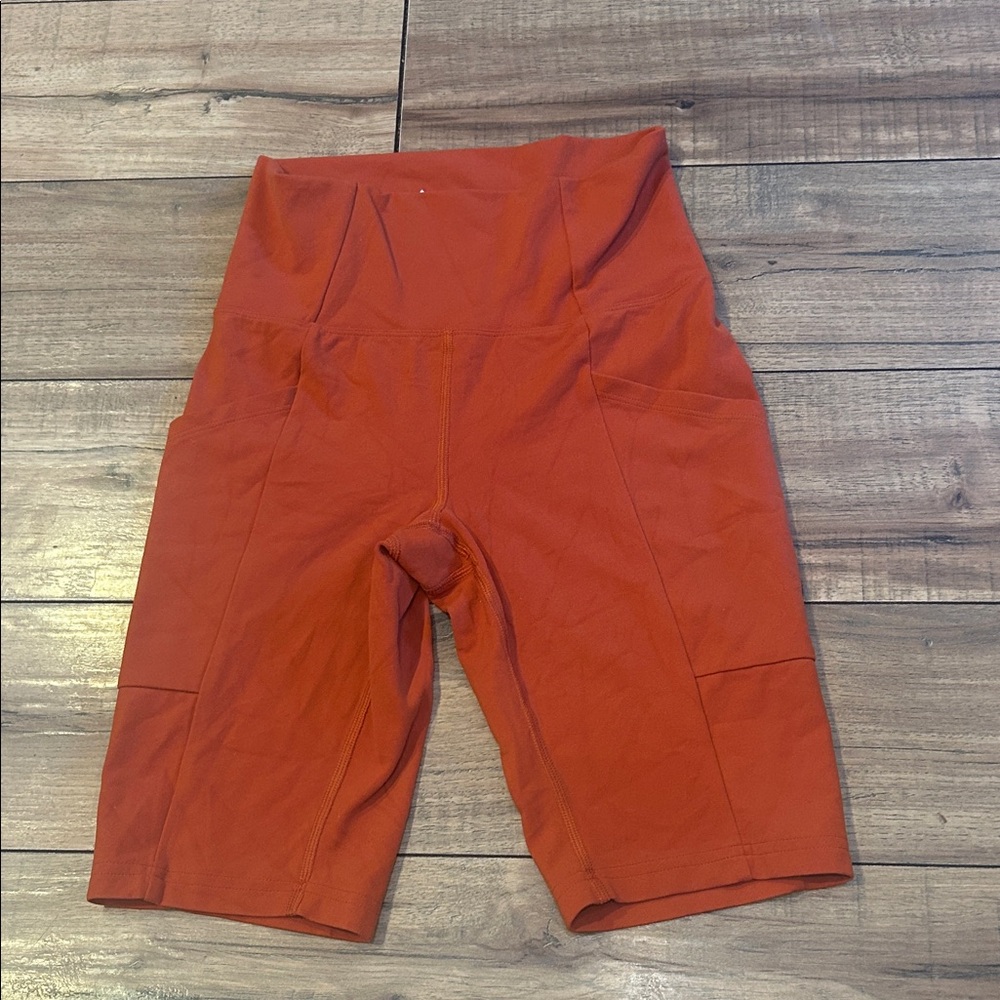 REI Women's Orange Bike Shorts